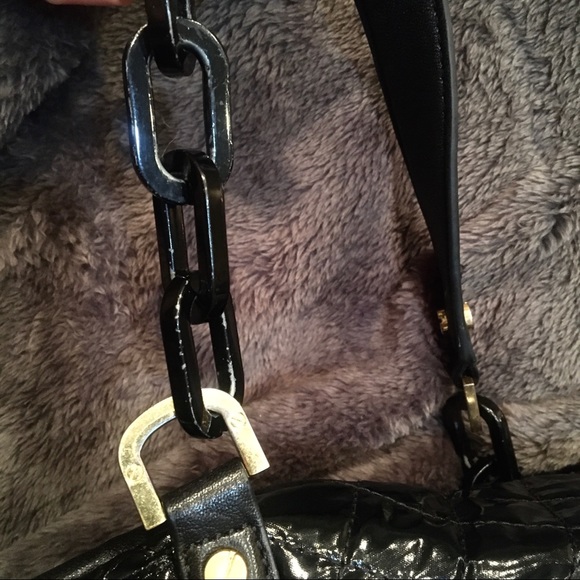 Large Tory Burch Tote Black Patent Leather - Picture 8 of 8